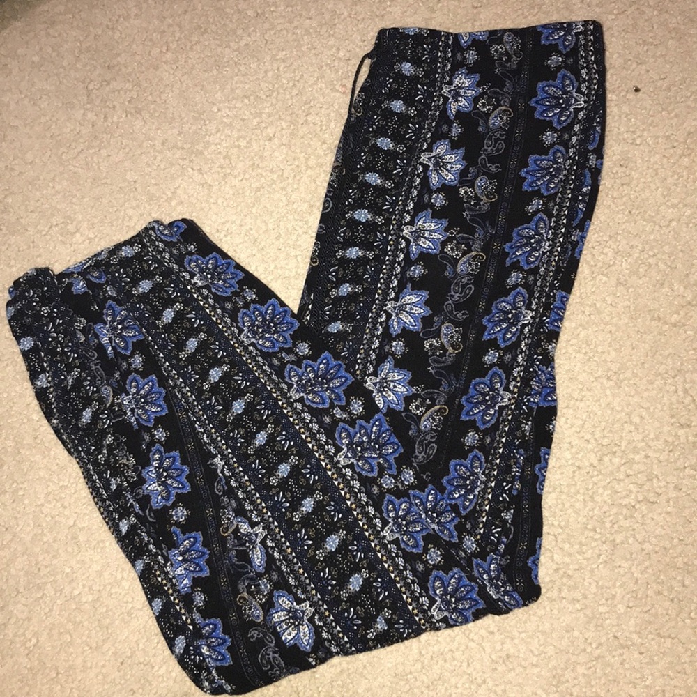 FLORAL FLOWY PANTS!!!